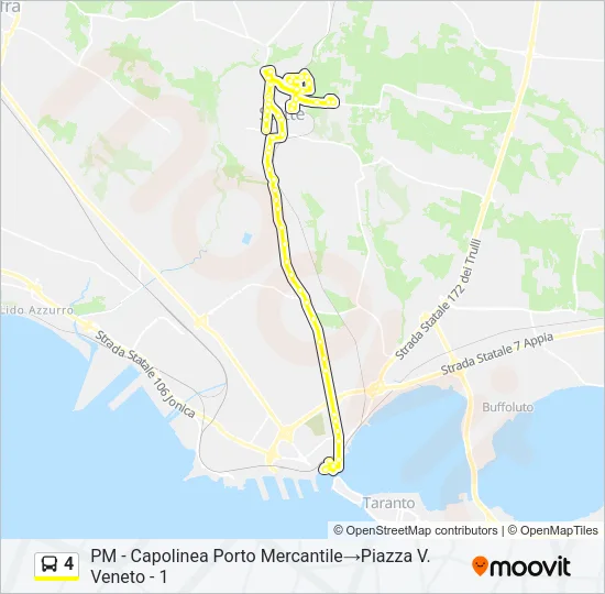 4 Bus Line Map