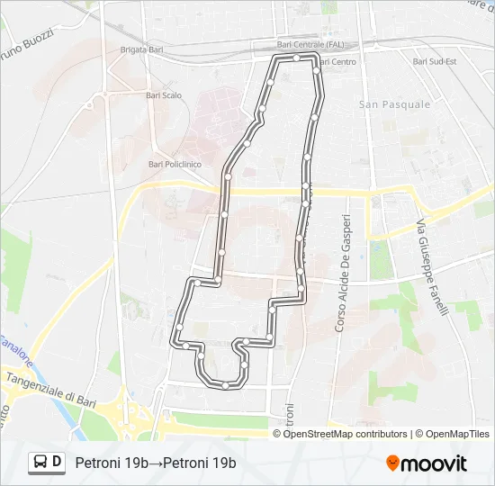 D Bus Line Map