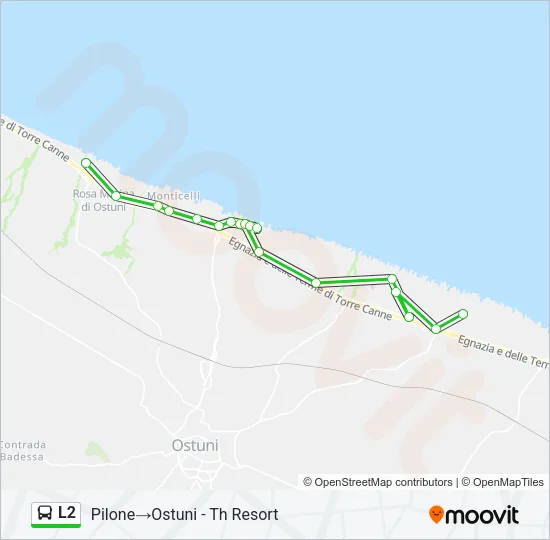 L2 Bus Line Map