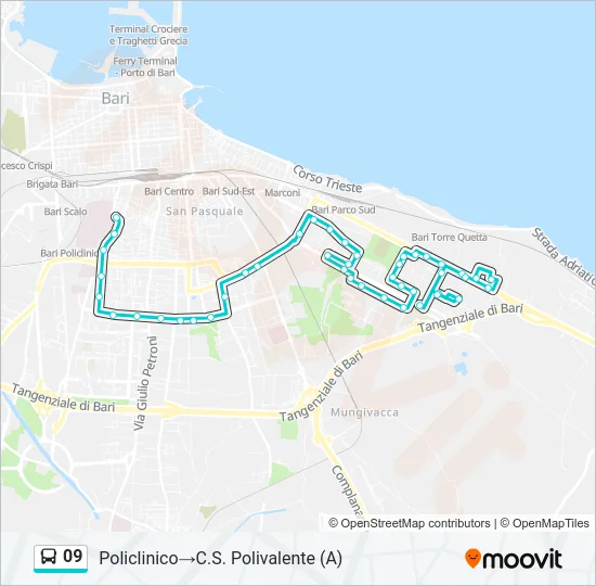 09 Bus Line Map