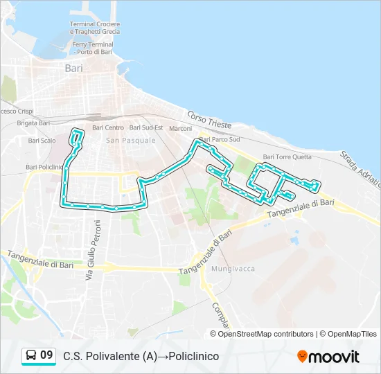 09 Bus Line Map