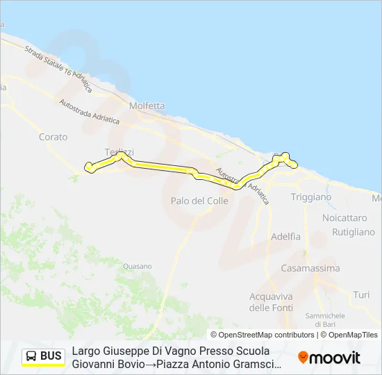 BUS Line Map