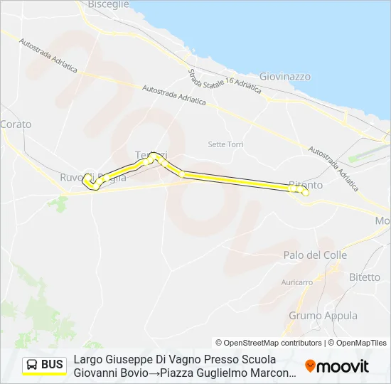 BUS Line Map