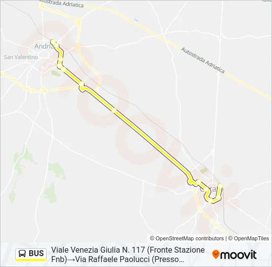 BUS Line Map