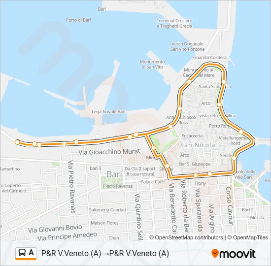A Bus Line Map