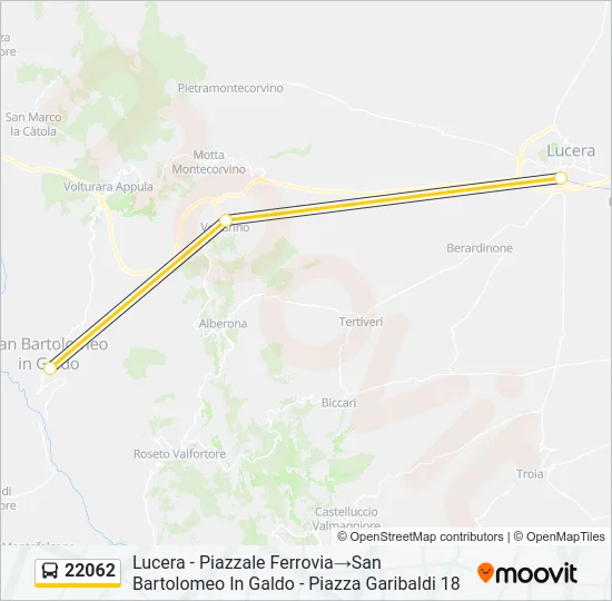 22062 Bus Line Map
