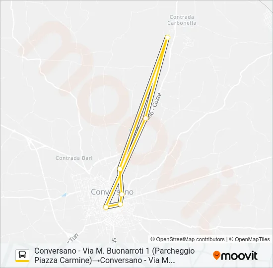 Percorso linea  901.18.01