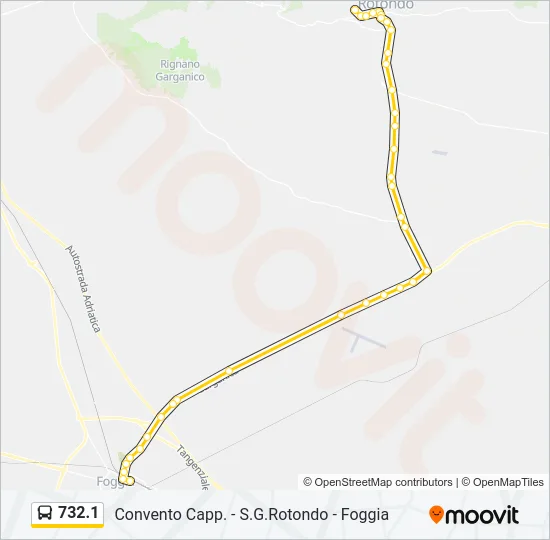 732.1 Bus Line Map