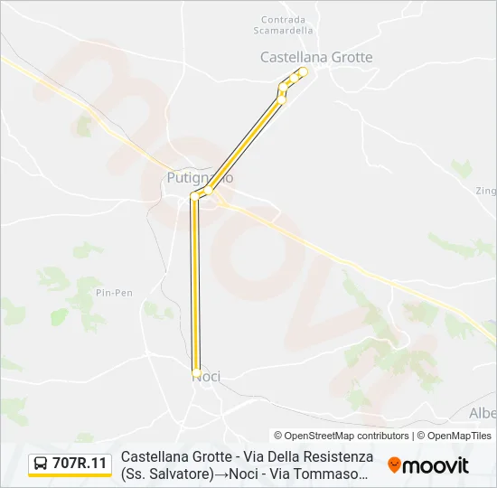 707R.11 Bus Line Map