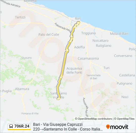 706R.24 Bus Line Map