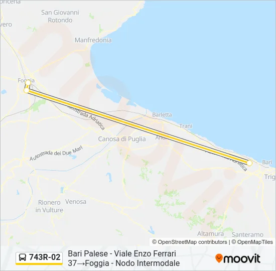 743R-02 Bus Line Map