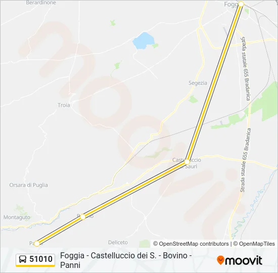 51010 Bus Line Map