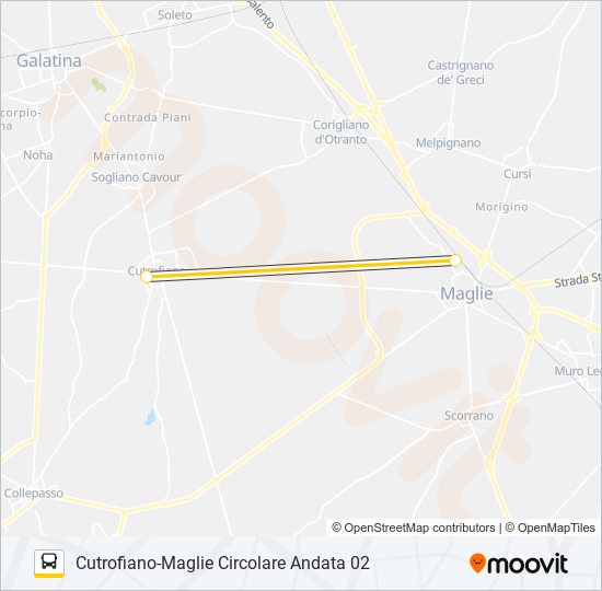 341CA.02 bus Line Map