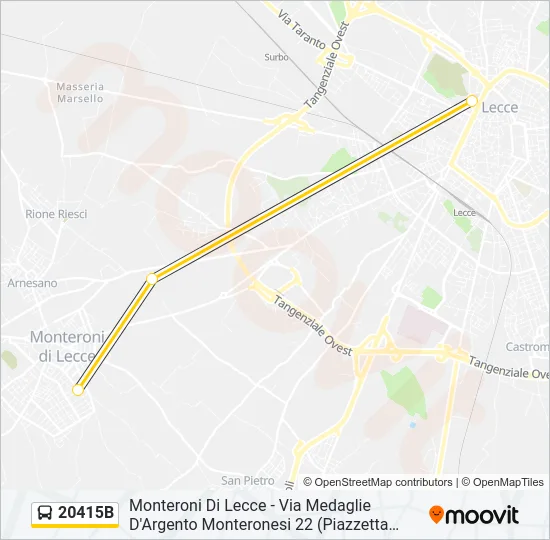 20415B Bus Line Map