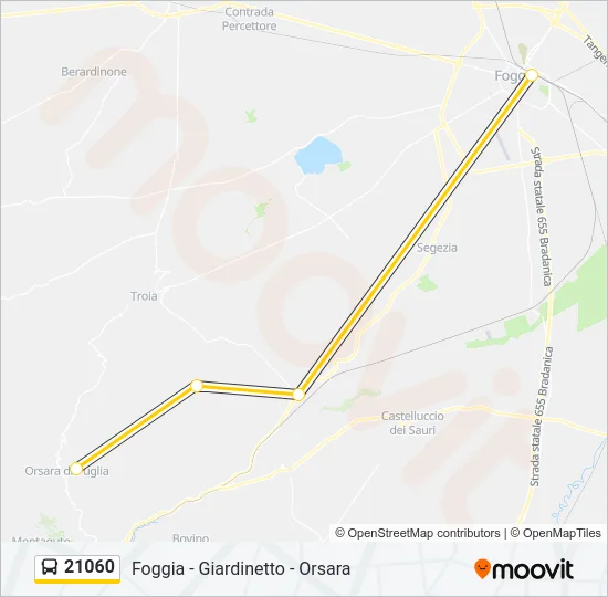 21060 Bus Line Map