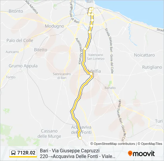 712R.02 Bus Line Map