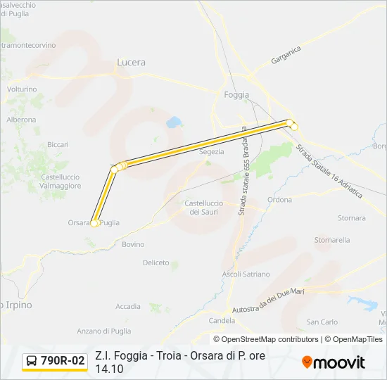 790R-02 Bus Line Map