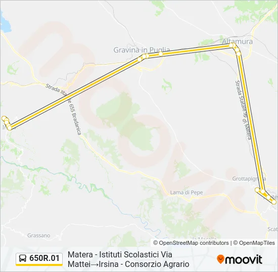 650R.01 Bus Line Map