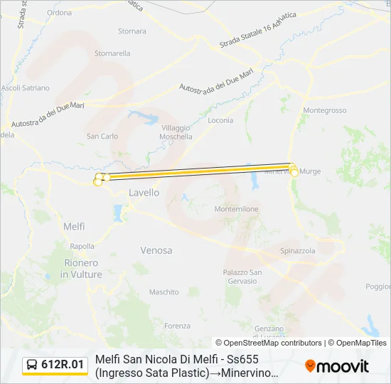 612R.01 Bus Line Map