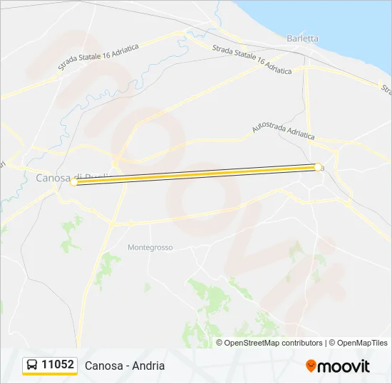 11052 Bus Line Map