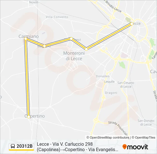 20312B Bus Line Map