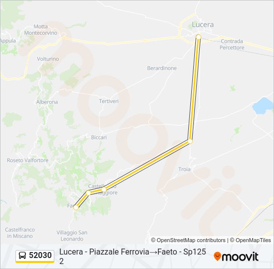 52030 Bus Line Map