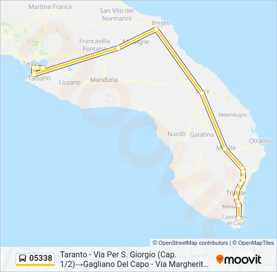 05338 Bus Line Map