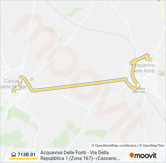 713R.01 Bus Line Map