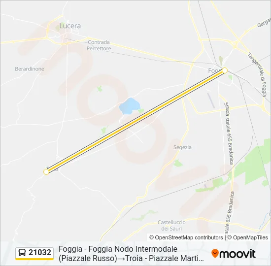 21032 Bus Line Map