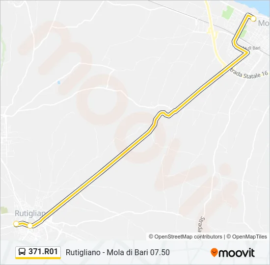 371.R01 Bus Line Map