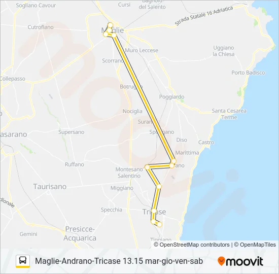 388 R TAM Bus Line Map