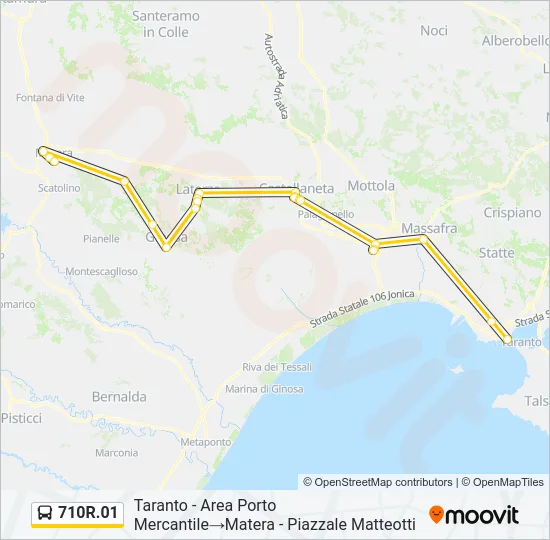 710R.01 Bus Line Map