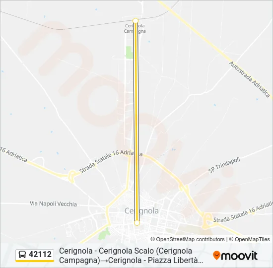 42112 Bus Line Map