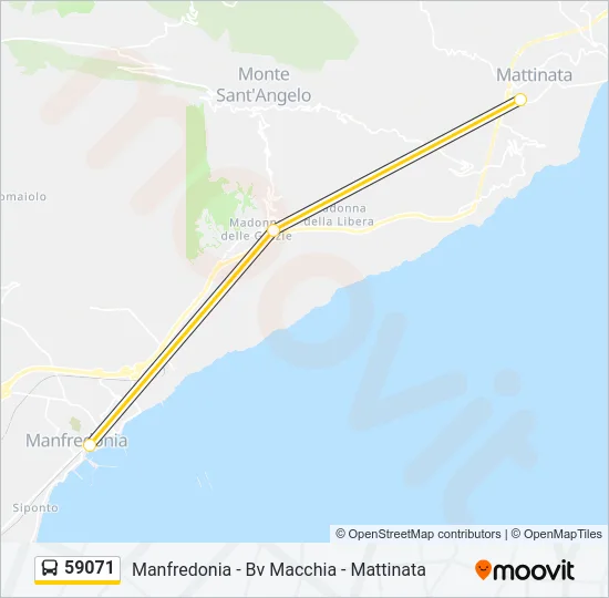 59071 Bus Line Map