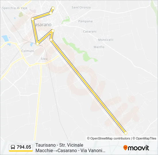 794.05 Bus Line Map