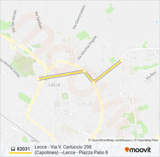 82031 Bus Line Map