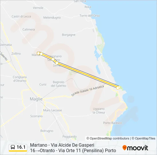 16.1 Bus Line Map