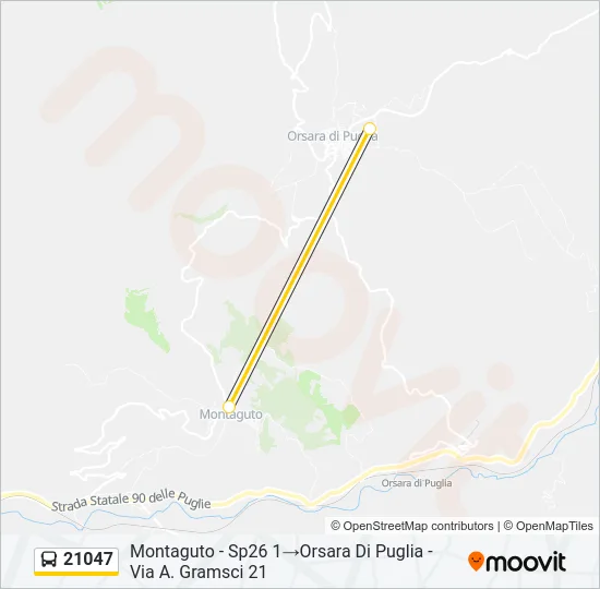 21047 Bus Line Map