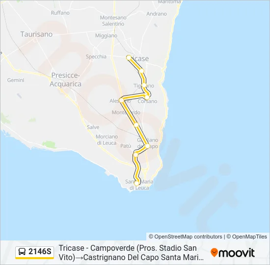 2146S Bus Line Map