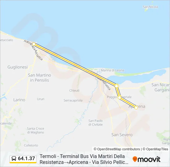 64.1.37 Bus Line Map