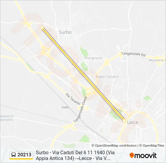 20213 Bus Line Map