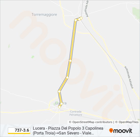 737-3.6 bus Line Map