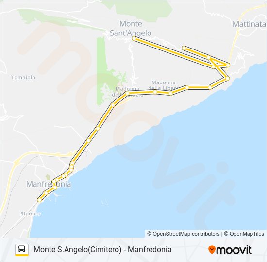 741.1C-L bus Line Map