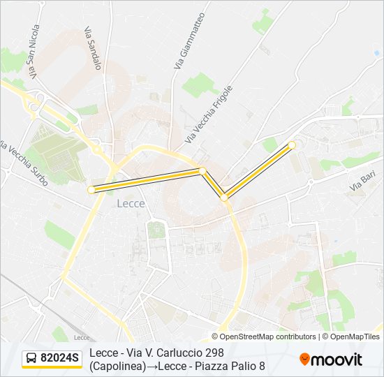 82024S bus Line Map