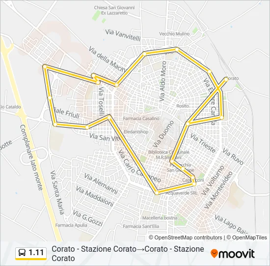 1.11 Bus Line Map