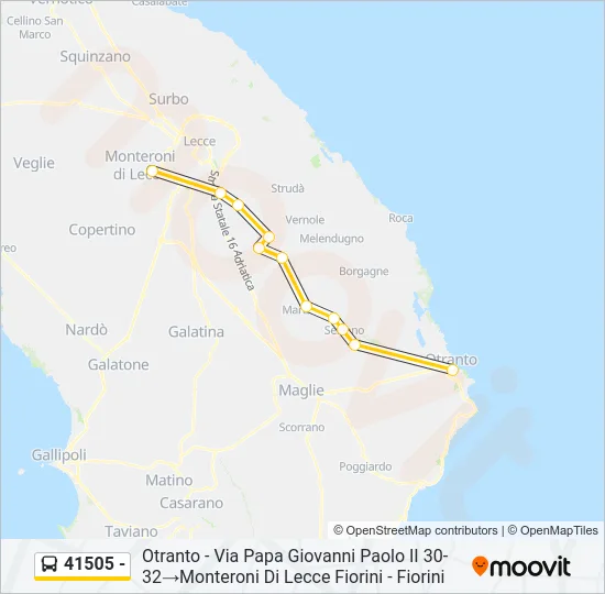 41505 - Bus Line Map
