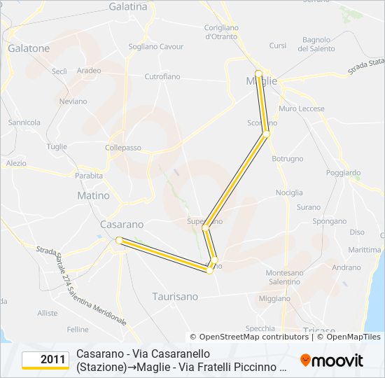 2011 bus Line Map