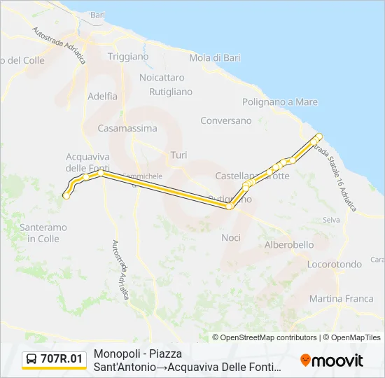 707R.01 Bus Line Map