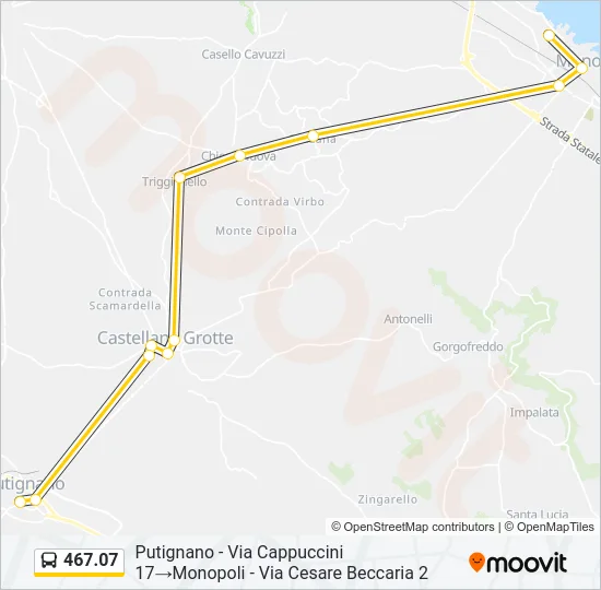 467.07 Bus Line Map