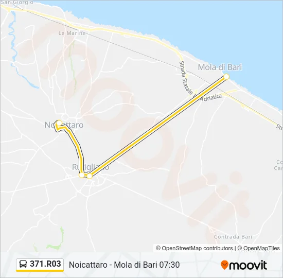 371.R03 Bus Line Map